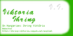 viktoria ihring business card