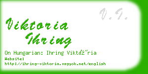 viktoria ihring business card